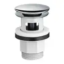 Донний клапан для умивальника з переливом Hansgrohe Push-Open, хром (50105000)