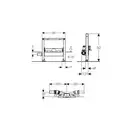 GEBERIT DUOFIX душевой элемент, высота 50 см, выпуск 50 мм (111.591.00.1) фото 2 Aquada.com.ua