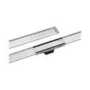 Корпус дренажных каналов Geberit CleanLine 154.152.00.1 (высота от 65мм) + Дренажный канал обрезной 30-130 см Geberit CleanLine20, нержавеющая сталь (154.152.00.1+154.451.KS.1) фото 2 Aquada.com.ua