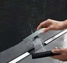 Корпус дренажных каналов Geberit CleanLine 154.152.00.1 (высота от 65мм) + Дренажный канал обрезной 30-130 см Geberit CleanLine20, нержавеющая сталь (154.152.00.1+154.451.KS.1) фото 3 Aquada.com.ua
