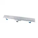 Трап лінійний Qtap Dry FB304-800 з нержавіючою решіткою 800х73 (QTDRYFB304800) фото 1 Aquada.com.ua