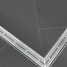 Решетка для душевого трапа Tece Drainline.TC угл полированная quadratum 1000х1000 611 050 (611050) фото 2 Aquada.com.ua
