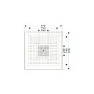 Верхний душ Axor ShowerHeaven 720 x 720 мм, без подсветки, ¾’ (10621800) фото 3 Aquada.com.ua