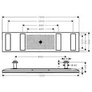 Верхний душ Axor ShowerHeaven 1200/300 4JET с освещением 3700K (10629000) фото 4 Aquada.com.ua
