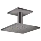 Верхний душ Axor ShowerSolutions 250 х 250 мм (цвет - матовый чёрный хром) (35308340) фото 1 Aquada.com.ua