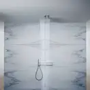 Верхній душ Axor Showersolutions 240х240 2jet держатель зі стелі, хром (35312000)