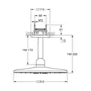 Верхній душ з кронштейном Grohe Rainshower 310 SmartActive Cube (26481000)