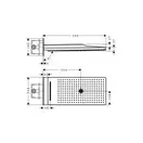 Верхний душ Hansgrohe Rainmaker Select 580 3jet (цвет - хром/белый) (24001400) фото 2 Aquada.com.ua
