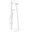 Верхний душ 466 х 300 мм Hansgrohe Rainmaker Select (цвет - хром/чёрный) (24005600) фото 3 Aquada.com.ua