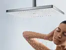Верхний душ Hansgrohe Rainmaker Select EcoSmart 460 1jet (цвет - хром/белый) (24012400) фото 2 Aquada.com.ua