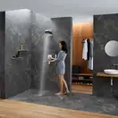 Верхній душ Hansgrohe Rainfinity 250 1jet з власником, хром (26226000)