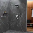 Верхній душ Hansgrohe Rainfinity 250 3jet з власником, хром (26232000)
