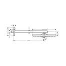 Верхній душ Hansgrohe Raindance E Overhead shower 300 1jet, matt black (26238670)