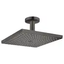Верхний душ с потолочным подсоединением Hansgrohe Raindance E 300 х 300 мм, 1 тип струи (цвет - чёрный матовый хром) (26250340) фото 1 Aquada.com.ua