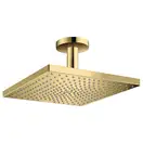 Верхний душ с потолочным подсоединением Hansgrohe Raindance E 300 х 300 мм, 1 тип струи (цвет - полированное золото) (26250990) фото 1 Aquada.com.ua