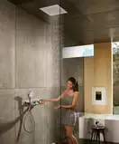 Верхний душ Hansgrohe Raindance E 400 х 400 мм, 1 тип струи (цвет - хром) (26252000) фото 3 Aquada.com.ua