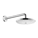 Верхний душ с держателем Hansgrohe Raindance Select S 2jet Ø 240 мм (цвет - хром/белый) (26466400) фото 1 Aquada.com.ua