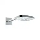Верхний душ с держателем Hansgrohe Raindance Select Е 3jet 300 х 190 мм (цвет - хром/белый) (26468400) фото 1 Aquada.com.ua