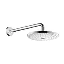 Верхний душ с держателем Hansgrohe Raindance Select S Ø 240 мм (цвет - хром/белый), EcoSmart 9 л/мин (26470400) фото 1 Aquada.com.ua