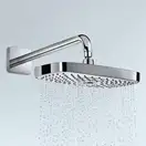 Верхній душ Hansgrohe Select Е 300 2jet з власником, білий / хром (27385400)