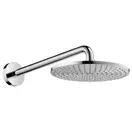 Верхний душ с держателем Hansgrohe Raindance S Ø 240 мм, EcoSmart 9 л/мин (цвет - хром) (27461000) фото 1 Aquada.com.ua