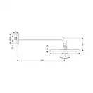 Верхний душ "дождь" Hansgrohe Raindance Air Ø 240 мм (27474000) фото 3 Aquada.com.ua