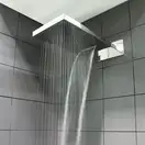 Верхний душ Paffoni CASCADE "Rettangolare" 530 х 160 х h27 мм (2 типа струи) (ZSOF099CR)
