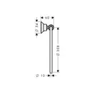 Полотенцедержатель кольцевой Hansgrohe Axor Montreux (42021000) фото 2 Aquada.com.ua