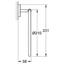 Кільце для рушника Grohe Bau Cosmopolitan Neutral (40460001)