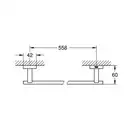 Тримач для рушників Grohe Essentials Cube New (40509001)