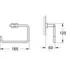 Кільце для рушника Grohe Essentials Cube New (40510001)