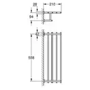 Полиця для рушників у ванну Grohe Essentials Cube New (40512001)