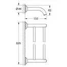 Подвійний тримач для рушників Grohe Essentials Authentic (40654001)