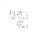 Бумагодержатель с крышкой Devit Charlestone (цвет - хром) (8036142) фото 3 Aquada.com.ua
