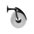 Бумагодержатель без крышки Duravit Starck T (цвет - чёрный матовый) (0099404600) фото 1 Aquada.com.ua