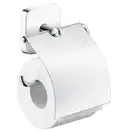 Бумагодержатель с крышкой Hansgrohe PuraVida (цвет - хром) (41508000) фото 1 Aquada.com.ua