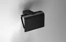 Бумагодержатель с крышкой Sonia S6 Black (цвет - чёрный матовый) (166473) фото 2 Aquada.com.ua