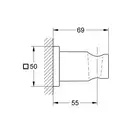 Настінний тримач GROHE Rainshower (27075000)