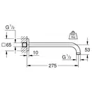 Душовий кронштейн 275 мм Grohe Rainshower (27488000)