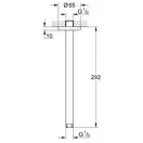 GROHE Душевой кронштейн RAINSHOWER (28497000) фото 3 Aquada.com.ua