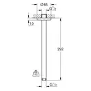 Стельовий душовий кронштейн 292 мм Grohe Rainshower (28497000)