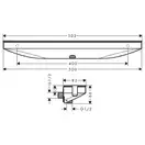 Настенный держатель Porter 500 с полкой правый Hansgrohe Porter E (цвет - белый) (26858700) фото 2 Aquada.com.ua