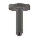 Тримач верхнього душу стельовий Hansgrohe S 100 мм, чорний хром (27393340)