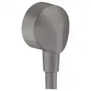 Шланговое подсоединение Hansgrohe Fixfit (цвет - чёрный матовый хром) (27454340) фото 1 Aquada.com.ua