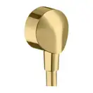 Шланговое під'єднання Hansgrohe FixFit E без зворотного клапана, polished gold optic (27454990)