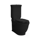 ARTCERAM Унитаз-компакт ArtCeram Hermitage с сиденьем Soft Close, чёрный (HEV006 03;00+HEA005 03) фото 1 Aquada.com.ua