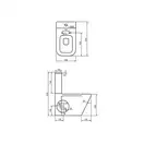Унитаз-компакт Clean Pro Devit Up с сиденьем Quick Fix, Soft Close (3010120) фото 2 Aquada.com.ua