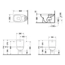DURAVIT D-CODE унитаз напольный 65*35,5*38,5см, горизонтальный выпуск (21110900002) фото 2 Aquada.com.ua