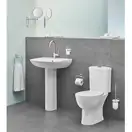 Унітаз для підлоги Grohe Bau Ceramic безободковий, білий (39349000)