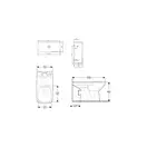Унитаз-компакт Rimfree (безободковий) Kolo Nova Pro, с горизонтальным выпуском (без сиденья и бачка) M33223000 (M33223000) фото 5 Aquada.com.ua
